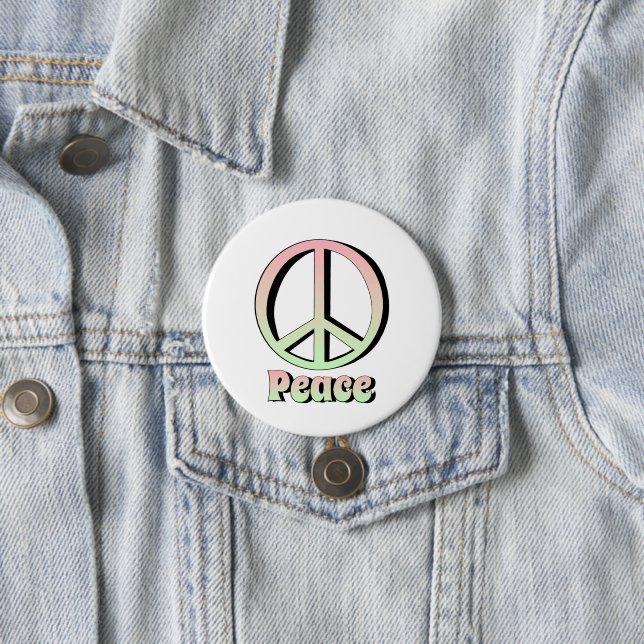 Frieden (Pastell) Button (Beispiel)
