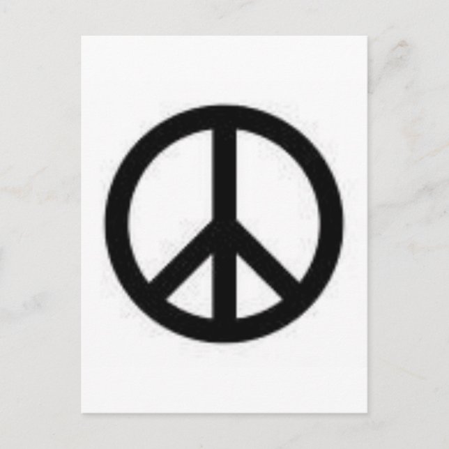 Frieden Postkarte (Vorderseite)