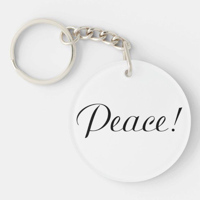 FRIEDEN SCHLÜSSELANHÄNGER (Vorderseite)