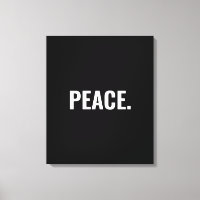 Frieden Schwarz-Weiß-Text minimalistisch Anti-Krie