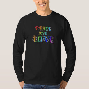 Frieden statt Krieg farbenfrohe Ruhe und Liebe Ill T-Shirt