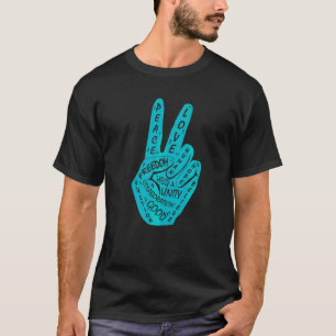 Frieden statt Krieg - Handzeichen 17 T-Shirt