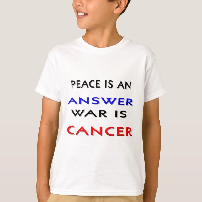 Frieden T-Shirt (Vorderseite)