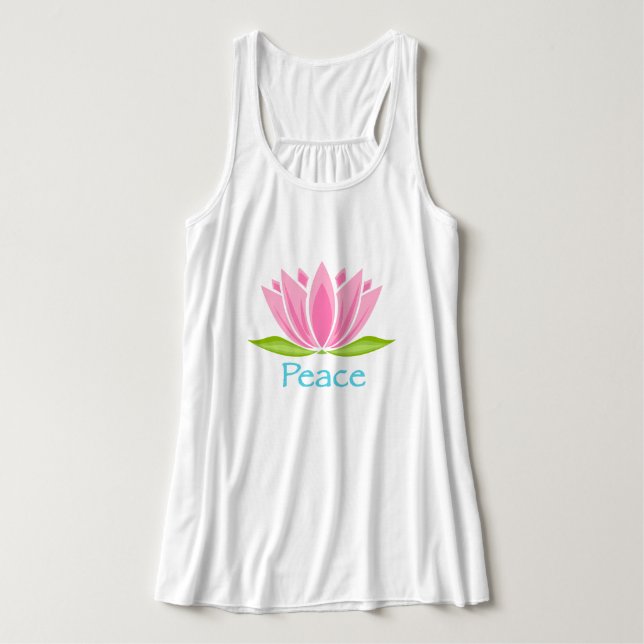 Frieden Tank Top (Design Vorderseite)