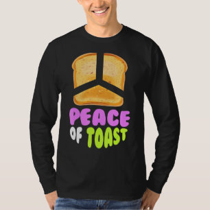 Frieden Toast I Broad Toast Pun Peace Breakfast T-Shirt