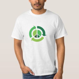 Frieden u. recyceln T - Shirt! T-Shirt