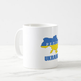 Frieden Ukraine - Unterstütze Frieden & Liebe  Kaffeetasse