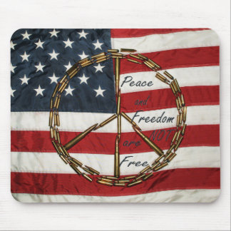 Frieden und freedon sind nicht frei mousepad
