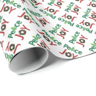 Frieden und Freude Geschenkwrap Geschenkpapier