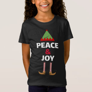 Frieden und Freude Team Elf Familie Übereinstimmun T-Shirt
