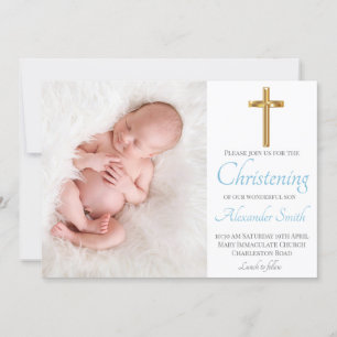 Frieden und freudige Taufe Einladung