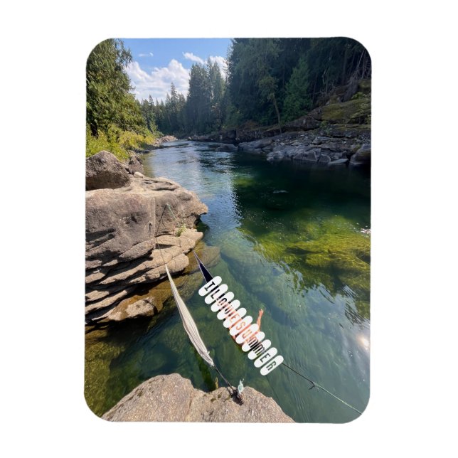 Frieden und Hängematten Magnet (Vertikal)