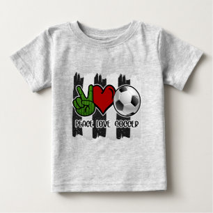 Frieden und Liebe Baby T-shirt