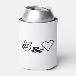 Frieden und Liebe Dosenkühler