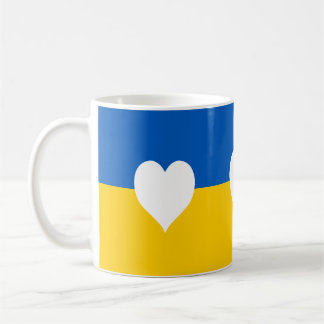 Frieden und Liebe in der Ukraine Kaffeetasse
