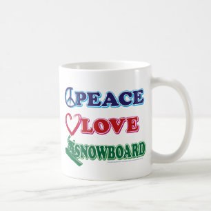 Frieden und Liebe Kaffeetasse