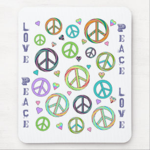 Frieden und Liebe Mousepad