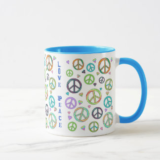 Frieden und Liebe Tasse