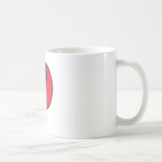 Frieden und Liebe Yinyang Kaffeetasse (Rechts)