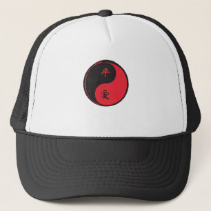 Frieden und Liebe Yinyang Truckerkappe