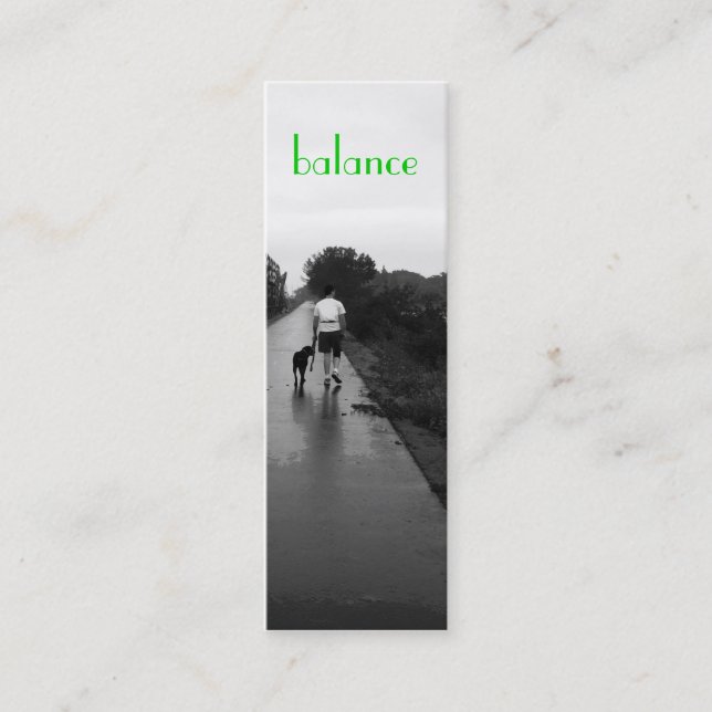 Frieden unter Freunden Mini Visitenkarte (Vorderseite)