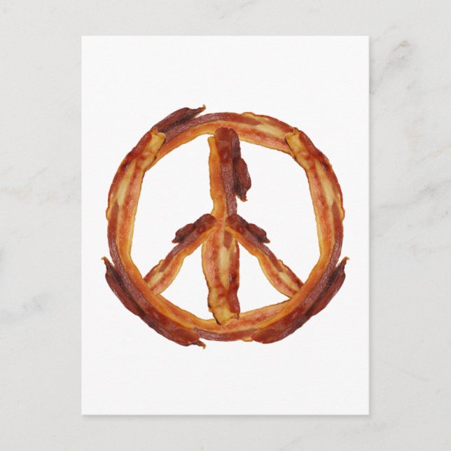Frieden von Bacon Postkarte (Vorderseite)