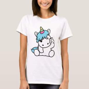 Frieden von Unicorn T-Shirt