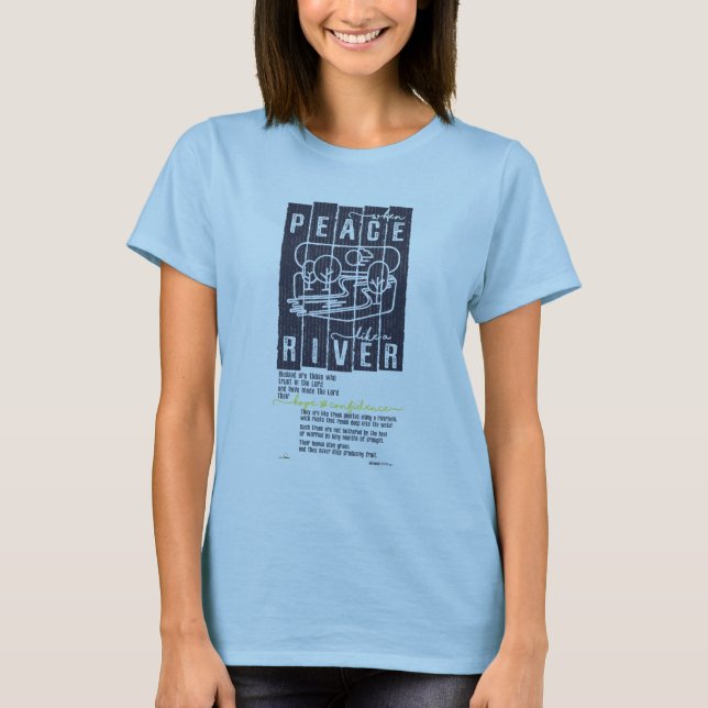 Frieden wie ein Fluss T-Shirt (Vorderseite)