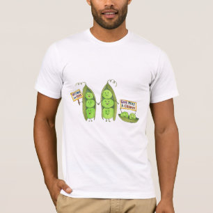 Frieden - Wir kommen in Erbsen T-Shirt