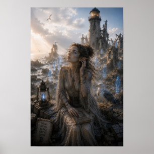 Frieden / Zuhörer der Geister / Altes Leuchtturm Poster