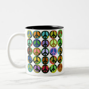 Frieden Zweifarbige Tasse