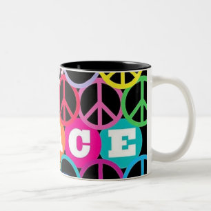 Frieden Zweifarbige Tasse