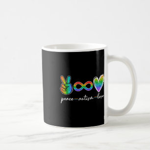 Friedens-Autismus Liebe Unendlichkeit Symbol Autis Kaffeetasse
