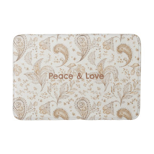 Friedens Bohemian Hippie Sechziger Jahre Paisley Badematte