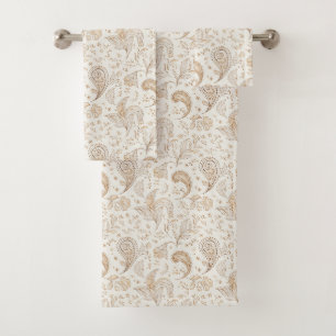 Friedens Bohemian Hippie Sechziger Jahre Paisley Badhandtuch Set