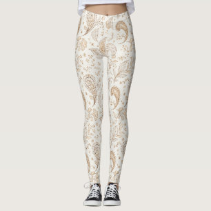 Friedens Bohemian Hippie Sechziger Jahre Paisley Leggings