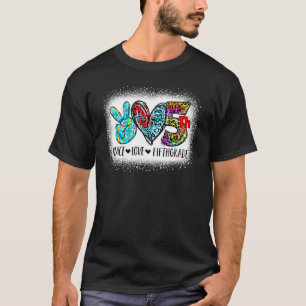 Friedens-Liebe Fünfte Klasse zurück zum Schulteam T-Shirt