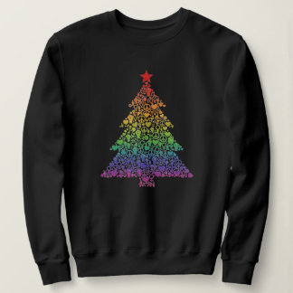 Friedens-, Liebes- und Einheit-Baum Sweatshirt