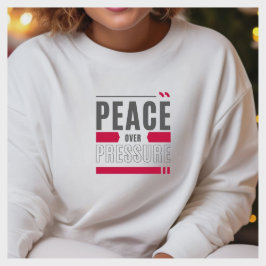 Friedens-Motivations-Design für Druck Sweatshirt
