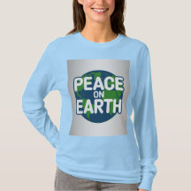 Friedens-T-Shirt in Blau