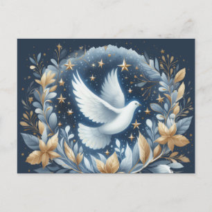 Friedens-Taube Weihnachts-Postkarte Postkarte