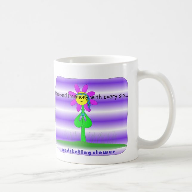 Friedens-und Harmonie-Blume Kaffeetasse (Rechts)
