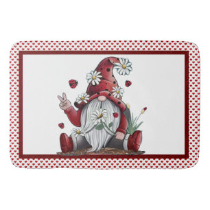 Friedens- und Liebes-Gnome-Badmatte Badematte