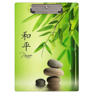 Friedens-und Ruhe-Klemmbrett Klemmbrett