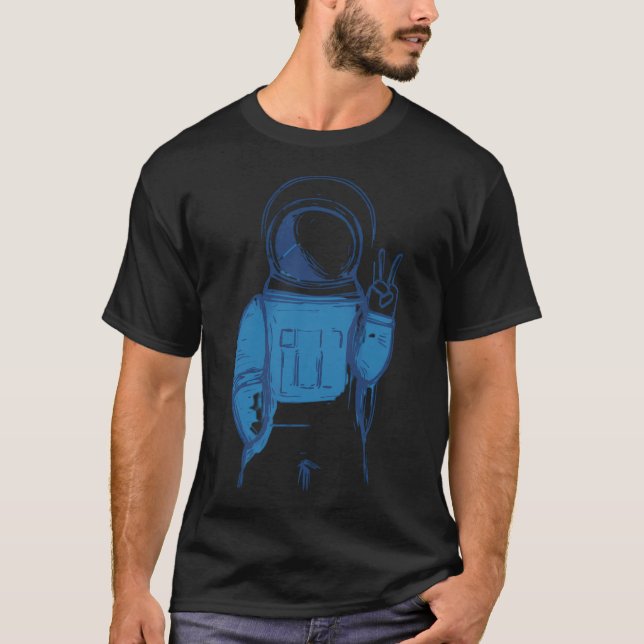Friedensastronaut T-Shirt (Vorderseite)