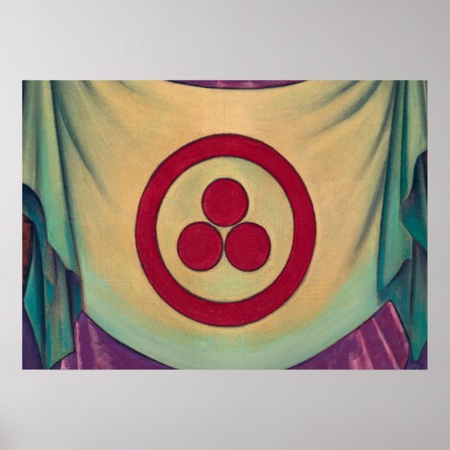 Friedensbanner von Nicholas Roerich Poster (Vorne)