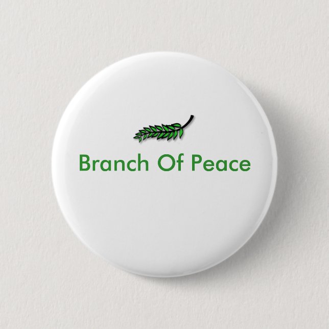 FRIEDENSBRANCHE BUTTON (Vorderseite)