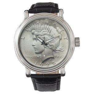 Friedensdollar-Uhr Armbanduhr