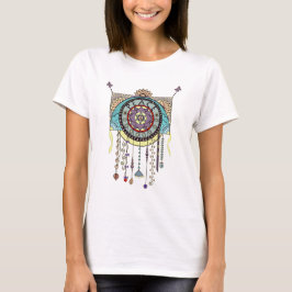 Friedensdrachen baumeln Illustrations-T - Shirt
