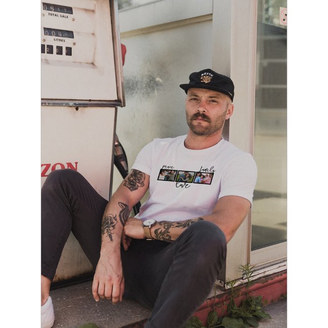 Friedensfamilie Liebe | Benutzerdefinierte moderne T-Shirt (Von Creator hochgeladen)